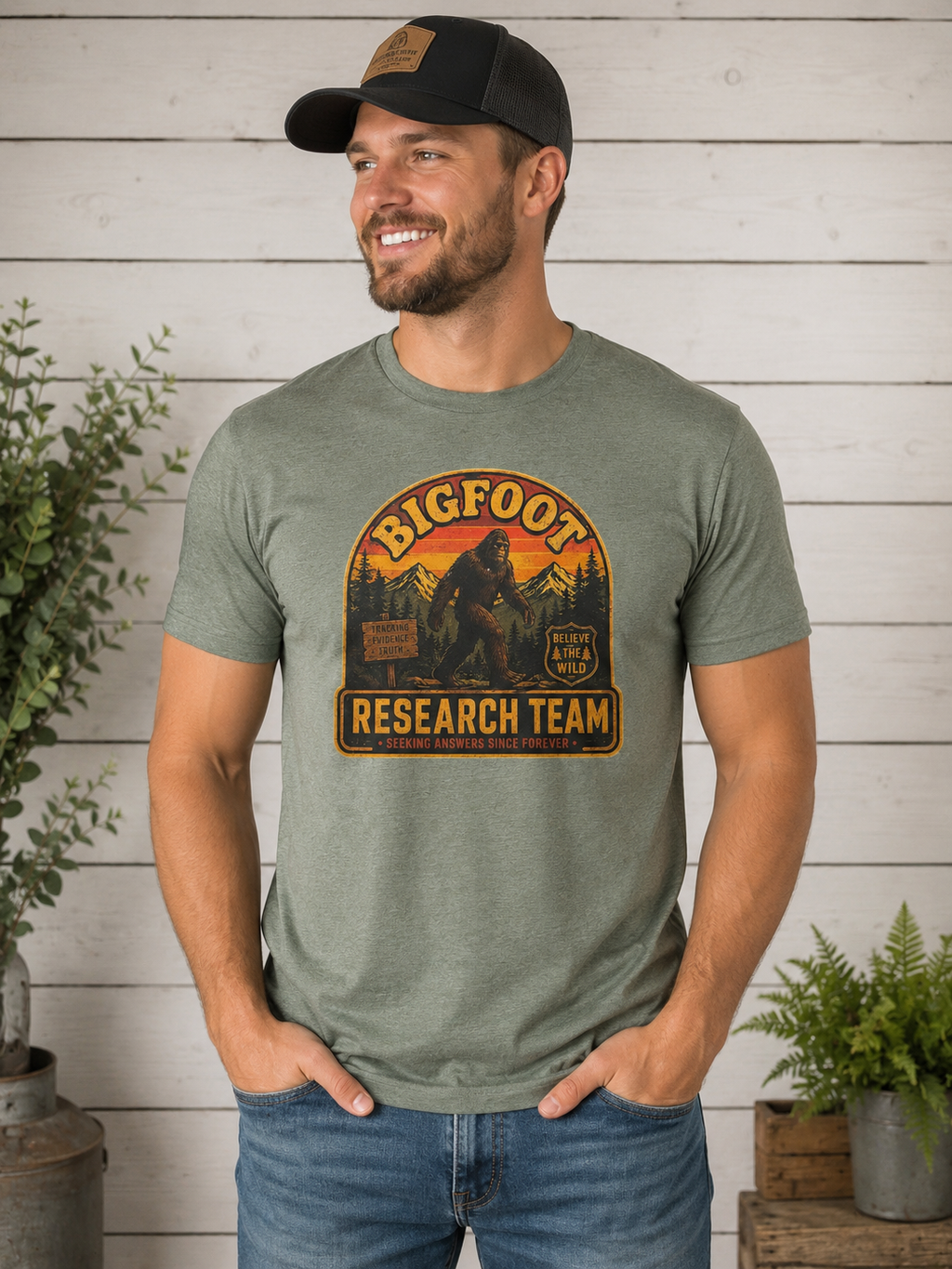 Bigfoot Research Team Graphic Tee