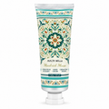Molto Bella Madrid Muse hand cream 2 oz tube with teal and cream floral packaging