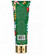 Back of the Winter Frost lotion tube showing directions, cautions, ingredients, barcode, and the not-tested-on-animals statement
