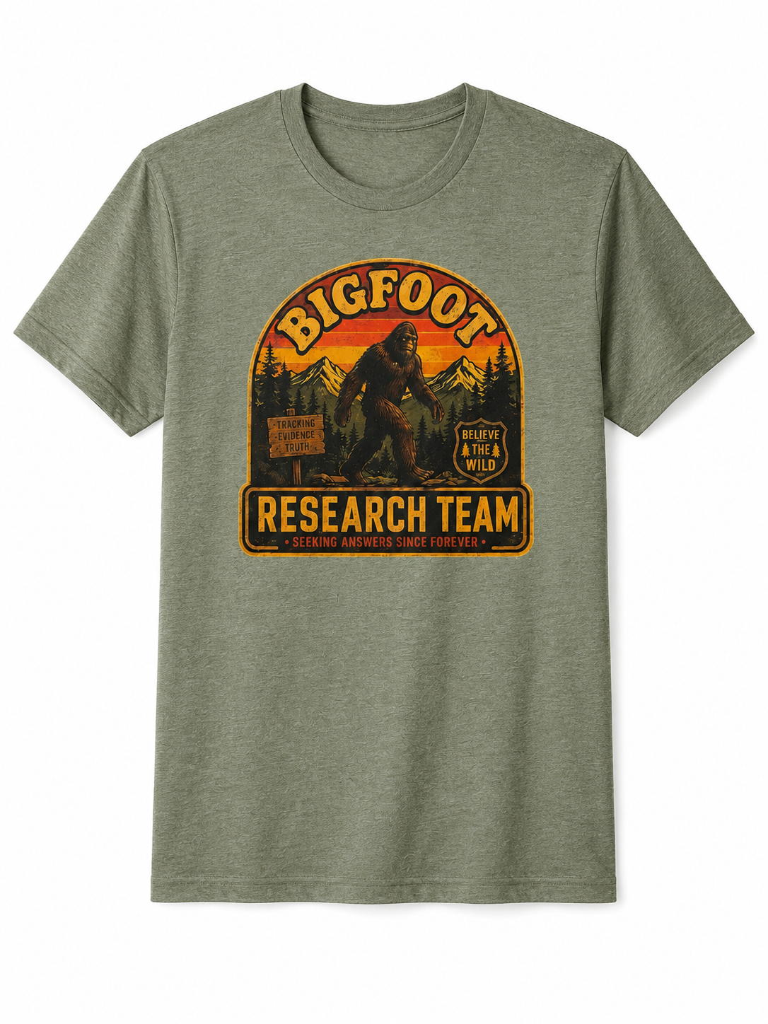 Bigfoot Research Team Graphic Tee