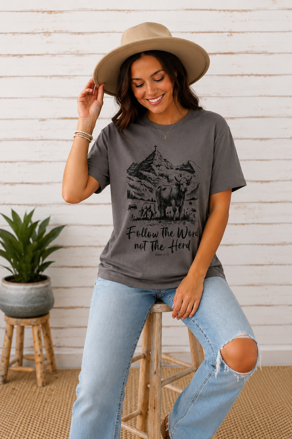 Follow the Word Not the Herd Graphic Tee